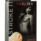 Stroke It Realistic Dual Ended Stroker - Mouth and Ass - Ivory/Vanilla