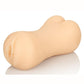 Stroke It Realistic Dual Ended Stroker - Pussy and Ass - Ivory/Vanilla