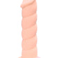 Suga' Daddy Silicone Dildo - Flesh/Vanilla - 7in