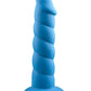 Suga' Daddy Silicone Dildo - Blue - 8in