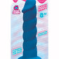 Suga' Daddy Silicone Dildo - Blue - 8in