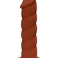 Suga' Daddy Silicone Dildo - Brown/Chocolate - 8in