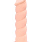 Suga' Daddy Silicone Dildo - Flesh/Vanilla - 8in
