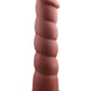 Suga' Daddy Silicone Dildo - Brown/Chocolate - 9.5in