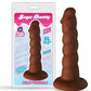 Suga' Daddy Silicone Dildo - Brown/Chocolate - 9.5in
