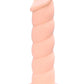 Suga' Daddy Silicone Dildo - Flesh/Vanilla - 9.5in