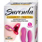 Surenda Enhanced Oral Vibe Rechargeable Silicone Vibrator - Gold/Pink