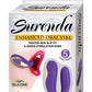 Surenda Enhanced Oral Vibe Rechargeable Silicone Vibrator - Gold/Purple