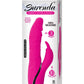 Surenda Rabbit Lover and Dildo Rechargeable Silicone Vibrator - Pink