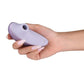 Svakom Pulse Galaxie App Compatible Rechargeable Silicone Clitoral Stimulator with Remote - Metallic