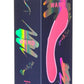 Swan Mini Swan Wand Rechargeable Silicone Glow In The Dark Massager - Glow In The Dark/Pink