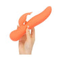 Swan The Blossom Swan Rechargeable Silicone Dual Action Rotate and Clitoral Vibrator