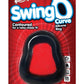 Swingo Curve Silicone Cock Ring - Black