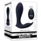 Take Me Out Rechargeable Silicone Dual Vibrator with Remote - Black