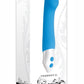 Tempest G Rechargeable Smooth Silicone G-Spot Vibrator - Blue/White