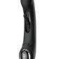 Tempo Pressure Sensing App Controlled Kinky Finger Tapping Rechargeable Silicone G-Spot Vibrator - Black