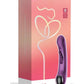 Tempo Pressure Sensing App Controlled Kinky Finger Tapping Rechargeable Silicone G-Spot Vibrator - Black/Purple