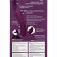 Tempt and Tease Sass Rechargeable Silicone Vibrator with Clitoral Stimulator