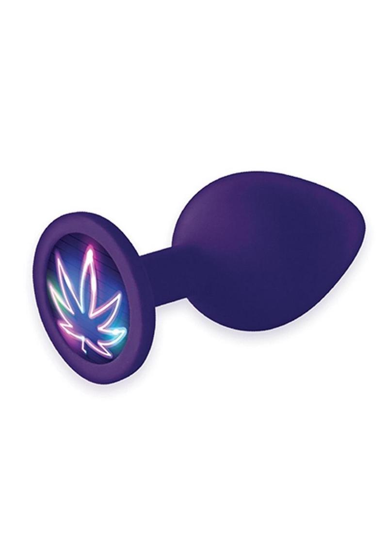 The 9 Booty Talk Plug Neon Leaf