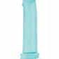 The 9's - Diclets Jelly Dildo - Aqua/Blue - 7in