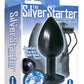 The 9's - The Silver Starter Bejeweled Annodized Stainless Steel Plug - Black/Blue/Cobalt
