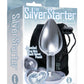 The 9's - The Silver Starter Bejeweled Heart Stainless Steel Plug - Clear/Diamond