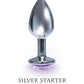 The 9's - The Silver Starter Bejeweled Stainless Steel Plug