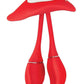 The Beat Intimate Ero-Vibe Rechargeable Silicone Vibrator - Red