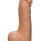 The D Master D Firmskyn Dildo with Balls - Flesh/Vanilla - 7.5in