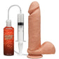 The D Perfect D Ultraskyn Squirting Dildo - Vanilla - 8in