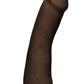 The D Slim D Ultraskyn Dildo - Black/Chocolate - 6in