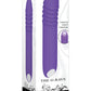 The G Rave Silicone Rechargeable G-Spot Light-Up Vibrator - Purple