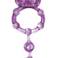 The Macho Ultra Erection Keeper Vibrating Cock Ring - Purple