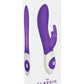 The Classic Rabbit Rechargeable Silicone G-Spot Vibrator - Purple