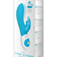 The Come Hither Rabbit Rechargeable Silicone G-Spot Vibrator - Blue