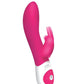The Come Hither Rabbit Rechargeable Silicone G-Spot Vibrator - Pink