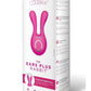 The Ears Plus Rabbit Rechargeable Silicone Stimulator - Hot Pink/Pink