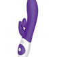 The Kissing Rabbit Rechargeable Silicone Vibrator with Clitoral Suction