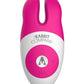 The Lay On Rabbit Rechargeable Silicone Massager
