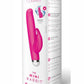 The Mini Rabbit Rechargeable Silicone Vibrator - Hot Pink/Pink - Small