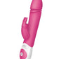 The Thrusting Rabbit Rechargeable Silicone Vibrator with Clitoral Stimulation