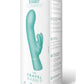 The Rabbit Company The Travel Rabbit Rechargeable Silicone Vibrator - Aqua/Blue