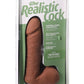 The Realistic Cock Ultraskyn Dildo - Caramel - 6in
