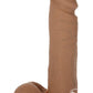 The Realistic Cock Ultraskyn Dildo - Caramel - 8in