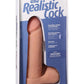 The Realistic Cock Ultraskyn Dildo - Vanilla - 8in