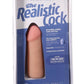 The Realistic Cock Ultraskyn Removable Vac-U-Lock Suction Cup - Vanilla - 5in