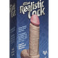 The Realistic Cock Vibrating Dildo - Vanilla - 6in