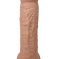 The Realistic Cock with Balls Ultraskyn Hung with Removable Vac-U-Lock Suction Cup - Caramel - 12in