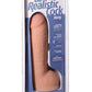 The Realistic Cock with Balls Ultraskyn Hung with Removable Vac-U-Lock Suction Cup - Vanilla - 12in