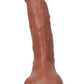 The Realistic Cock with Balls Ultraskyn Squirting with Removable Vac-U-Lock Suction Cup